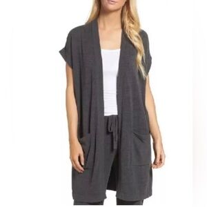 Barefoot Dreams Cozychic Ultra Light Short Sleeve Duster Cardigan | women's sm
